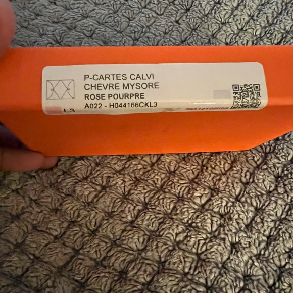 (SOLD) Hermes calvi card holder - Picture 9 of 11
